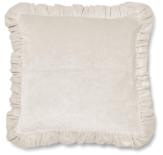 Frilled putetrekk off white Frilled putetrekk off white
