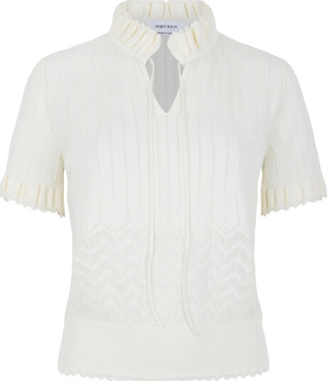 Alexander McQueen Dame Strikkevarer Beige S,