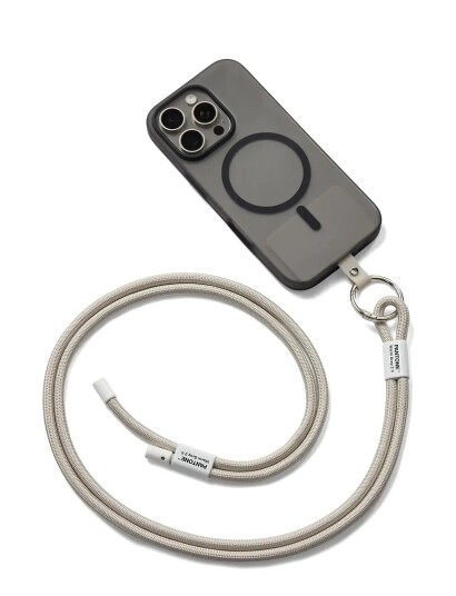 PANTONE Pantone Adjustable Phonestrap Grey ONE SIZE