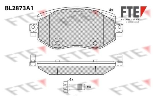 Bremseklosser FTE 9011113 Bremseklosser FTE 9011113