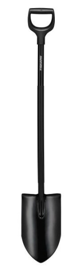 Fiskars Ergonomic Pro 1066707 Spade spiss, svart, Hageredskap Fiskars Ergonomic Pro 1066707 Spade spiss, svart, Hageredskap