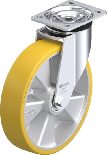 Blickle 579714 L-Alth 250K-3 Hjul – Hjuldiameter 250 Mm, Bæreevne (Maks.) 500 Kg – 1 Stk