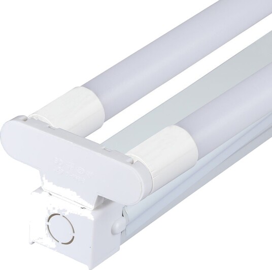 V Tac 120 cm 2x18W T8 LED dobbeltarmatur Samsung chip inkl. LED rør Kulør : Nøytral V Tac 120 cm 2x18W T8 LED dobbeltarmatur Samsung chip inkl. LED rør Kulør : Nøytral
