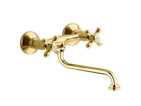 Lavabo Aps (tapwell) Lavabo Retro To-grebs Badekararmatur M/hane Massiv Messing