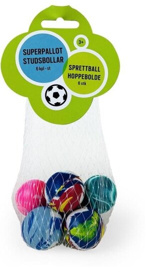 Amo Toys Sprettballer 6stk Ø3,5