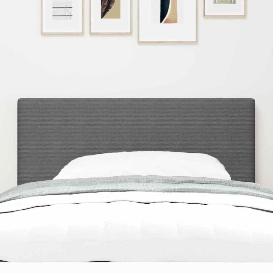 Hodegavl Enkel Design Lys Grå 80 cm Corduroy Stoff
