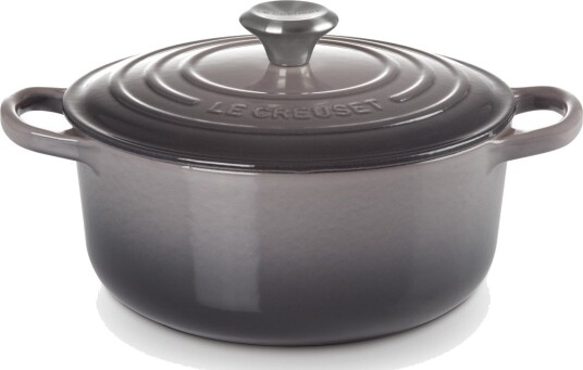 Le Creuset Signature Stekegryte 20 cm 2,4L St??pejern Flint Le Creuset Signature Stekegryte 20 cm 2,4L St??pejern Flint