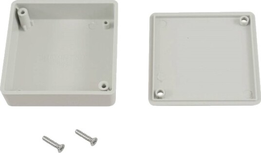 Hammond Electronics 1551TGY 60 × 60 × 20 mm ABS Grå Kabinett