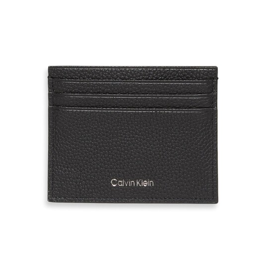 Calvin Klein Foil Emboss Cardholder - Black - ONE SIZE