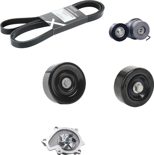 Vannpumpe + kileremsett RIDEX 4172P0103