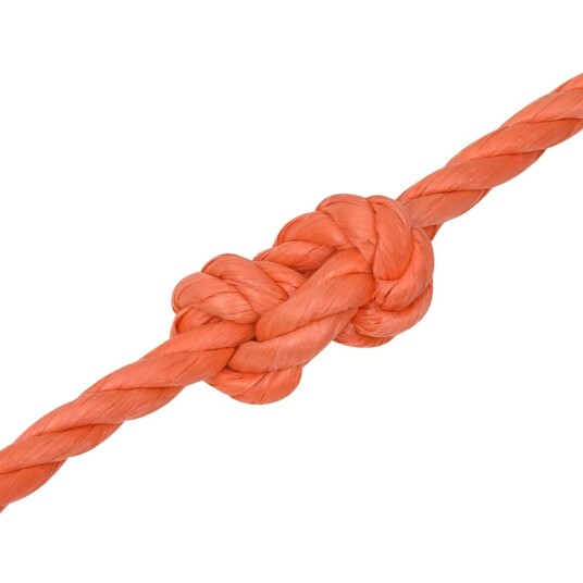 Arbeidstau oransje 14 mm 25 m polypropylen
