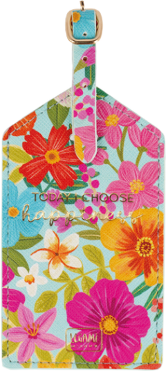 Legami Bagasjemerke Flower "Today I Choose Happiness"