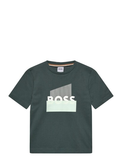 BOSS Short Sleeves Tee Shirt Green 102 BOSS Short Sleeves Tee Shirt Green 102