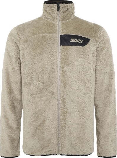 Swix Infinity Pile Midlayer Full Zip M Beige XXL