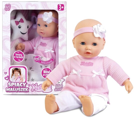 Artyk Natalia Dukke Sovende Baby 38 cm