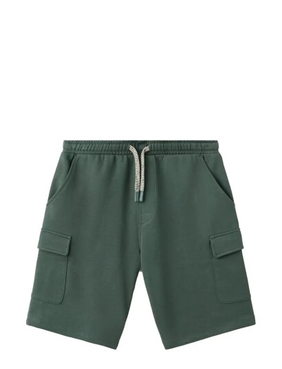 Mango Drawstring Cargo Bermuda Shorts Green 11 12 Mango Drawstring Cargo Bermuda Shorts Green 11 12