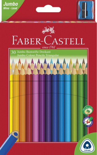 Faber-Castell CP Junior Triangular box 30 pcs 116530