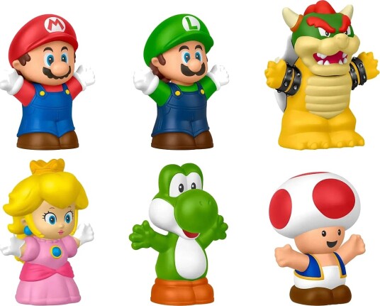 Fisher Price Little People My Mario Figure 6 Pack Toy Set Fisher Price Little People My Mario Figure 6 Pack Toy Set