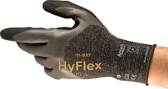 Ansell HyFlex 11-937 Pro Skjærebestandige hansker nitrilgummi 8, Klær