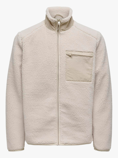 Only & Sons Dallas Sherpa Jacket Beige XXL