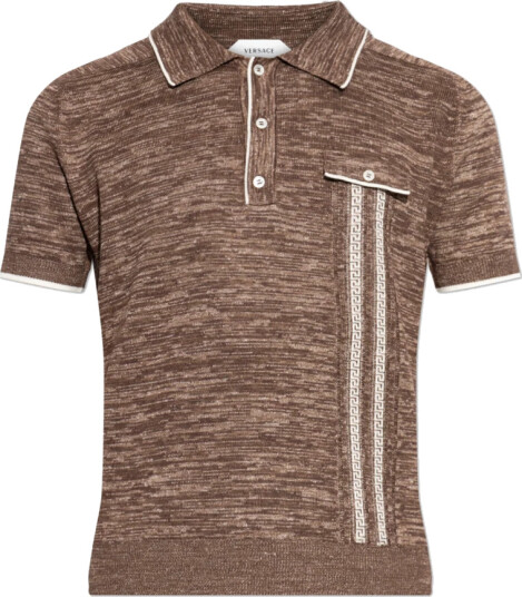 Versace Herre Topper Brun L,
