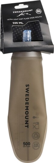 Myk drikkeflaske Swedemount Ultra Light Soft Flask med bred åpning 500 ml Myk drikkeflaske Swedemount Ultra Light Soft Flask med bred åpning 500 ml