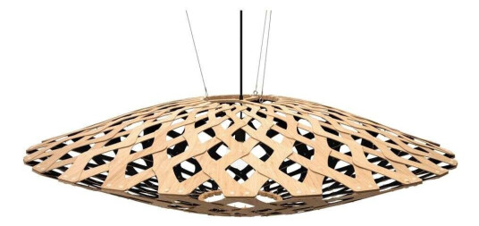 David Trubridge - Flax Pendel Ø150 Svart 1 Side