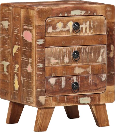 Nattbord 37x32x50 cm gjenvunnet heltre Nattbord 37x32x50 cm gjenvunnet heltre