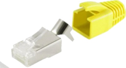 Shiverpeaks Bs72067-10Y, Rj-45, Metallisk, Gult, Gull, 10 Stykker