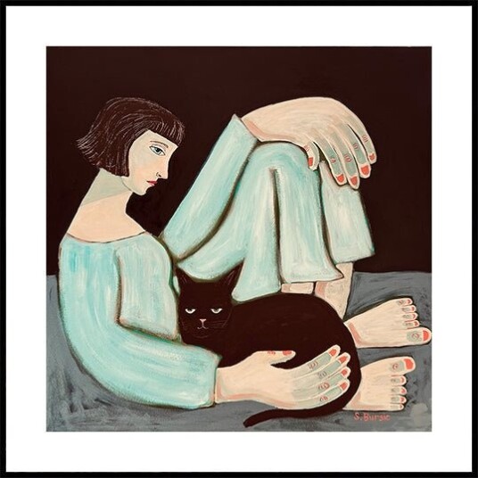 Peace and calm Plakat Plakat / 40x40cm