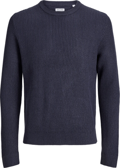 Jack & Jones Jjpannel Knit Crew Neck Aw26 Jnr Navy 176