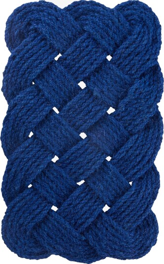 Jotex Dørmatte Jute Blå KNOT 15986650346