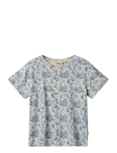 Wheat T Shirt S/S Ella Blue 122 Wheat T Shirt S/S Ella Blue 122
