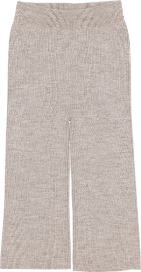Copenhagen Colors Merino Wide Rib Pants PALE CREAM MELANGE 104