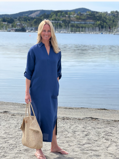 Part Two Lollane Dress Blå 34