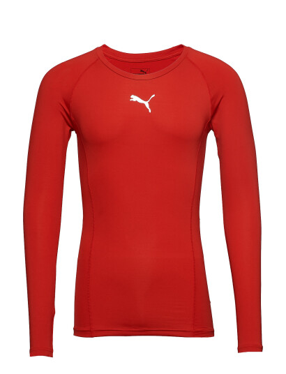Puma LIGA Baselayer Tee LS, kompresjonstrøye senior XXL Puma Red