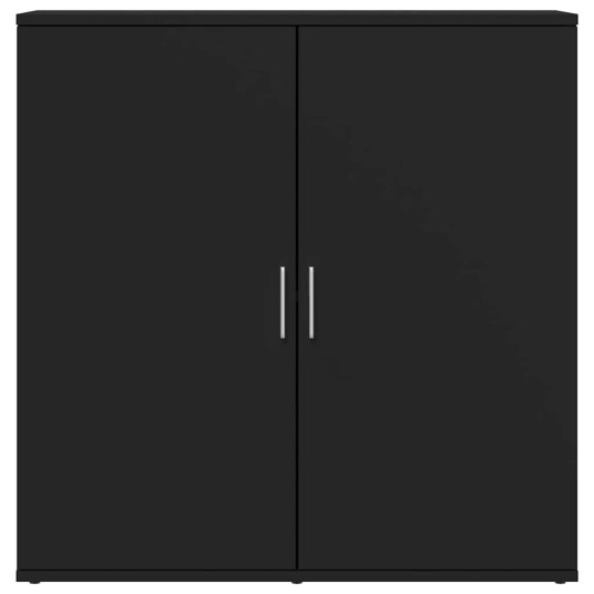 Skjenk svart 79x38x80 cm konstruert tre