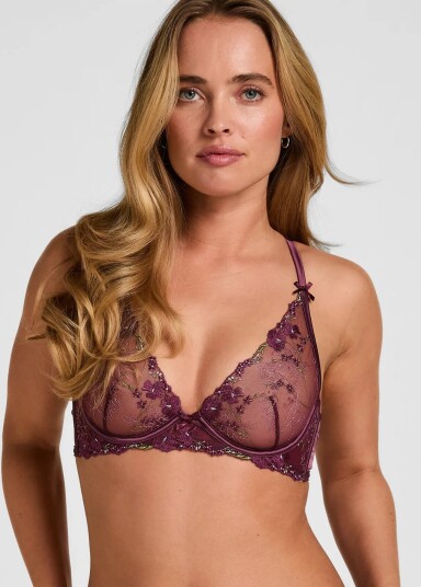 Hunkemöller Peonie Up Ll   Burgundy   80 B