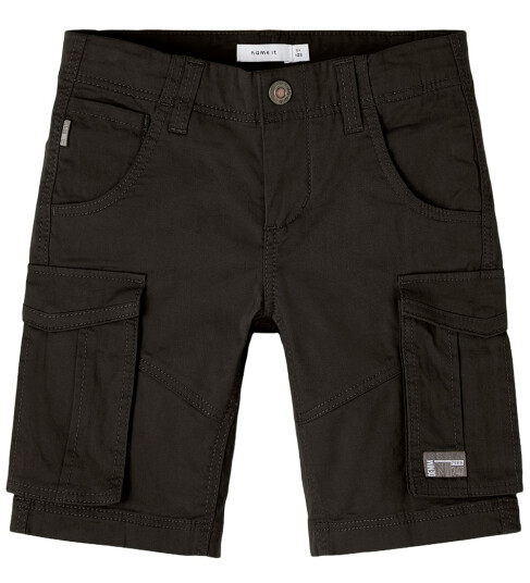 name it Nkmryan Reg Twi L Shorts 6776-Ba Noos Black 92