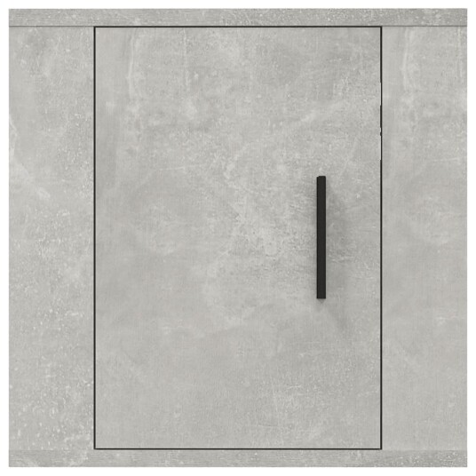 vidaXL Vegghengte TV-benk betonggrå 40x34,5x40 cm 8720845667573
