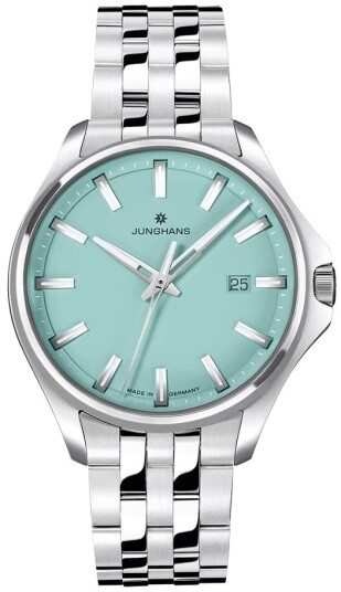 Junghans Dameklokke 47/4530.44 Meister S Quartz 35 Grønn/Stål Ø35