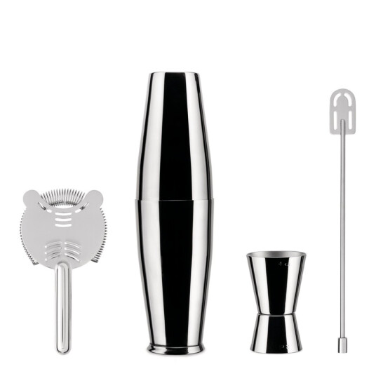 Alessi - Alessi Boston shakersett 4 deler rustfri Alessi - Alessi Boston shakersett 4 deler rustfri
