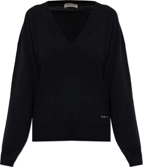 Zadig & Voltaire Dame Strikkevarer Svart L,