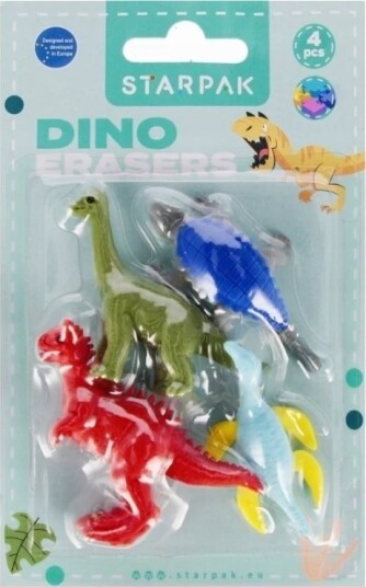 Starpak Viskelær Til Maling Dino 3D-Puslespill 1/24