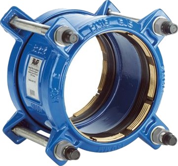 Kobling 90Mm Avk Supaplus Med Trækfaste Muffer For PvcOg Pe-Rør. Pn16