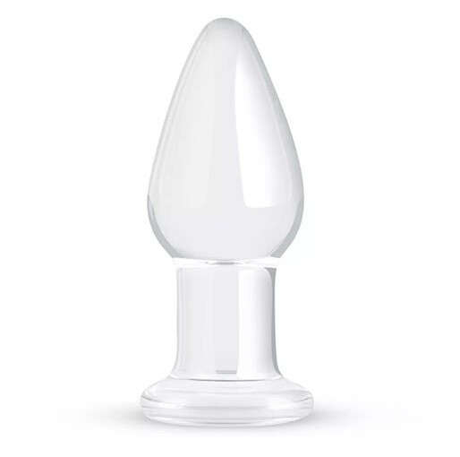 Gildo Clear Glass Buttplug 10cm Ø3,9cm Gildo Clear Glass Buttplug 10cm Ø3,9cm