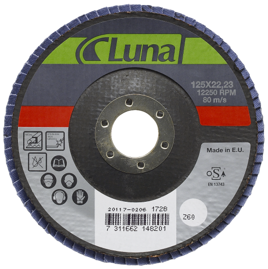 Lamellrondell 125mm K60 Lamellrondell 125mm K60