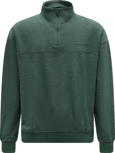 Tommy Hilfiger Half Zip ORNAMENTAL GREEN HEATHER L