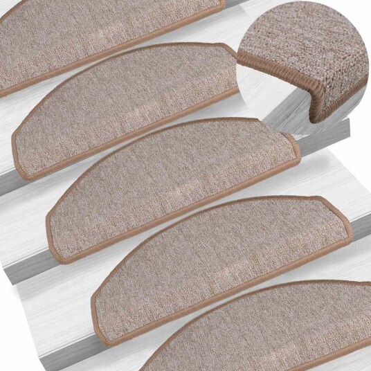 Trappematter 30 stk lysebrune 65x24x4 cm 8721288458704