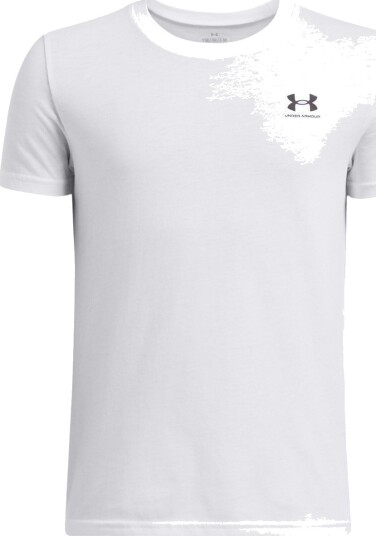 Under Armour Sportsstyle Left Chest Trenings T skjorte Barn Hvit 164 176